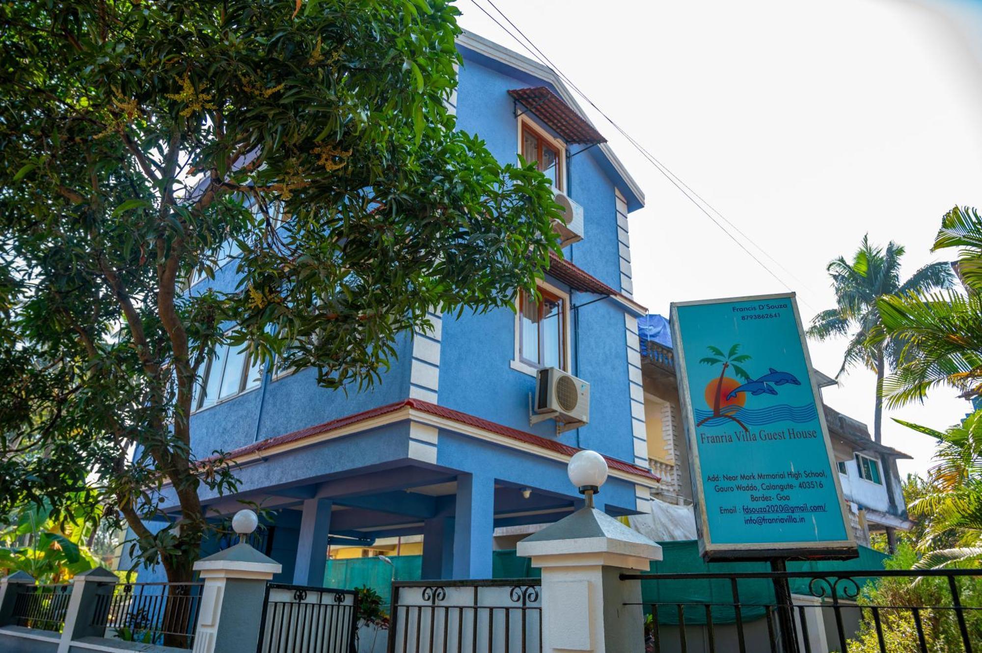 Franria Villa Guest House Calangute Kültér fotó